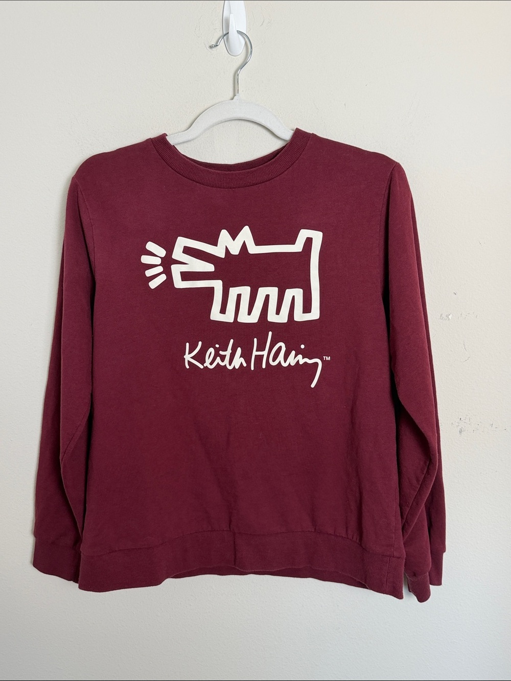 Keith Haring Barking Dog Sweatshirt Size Small